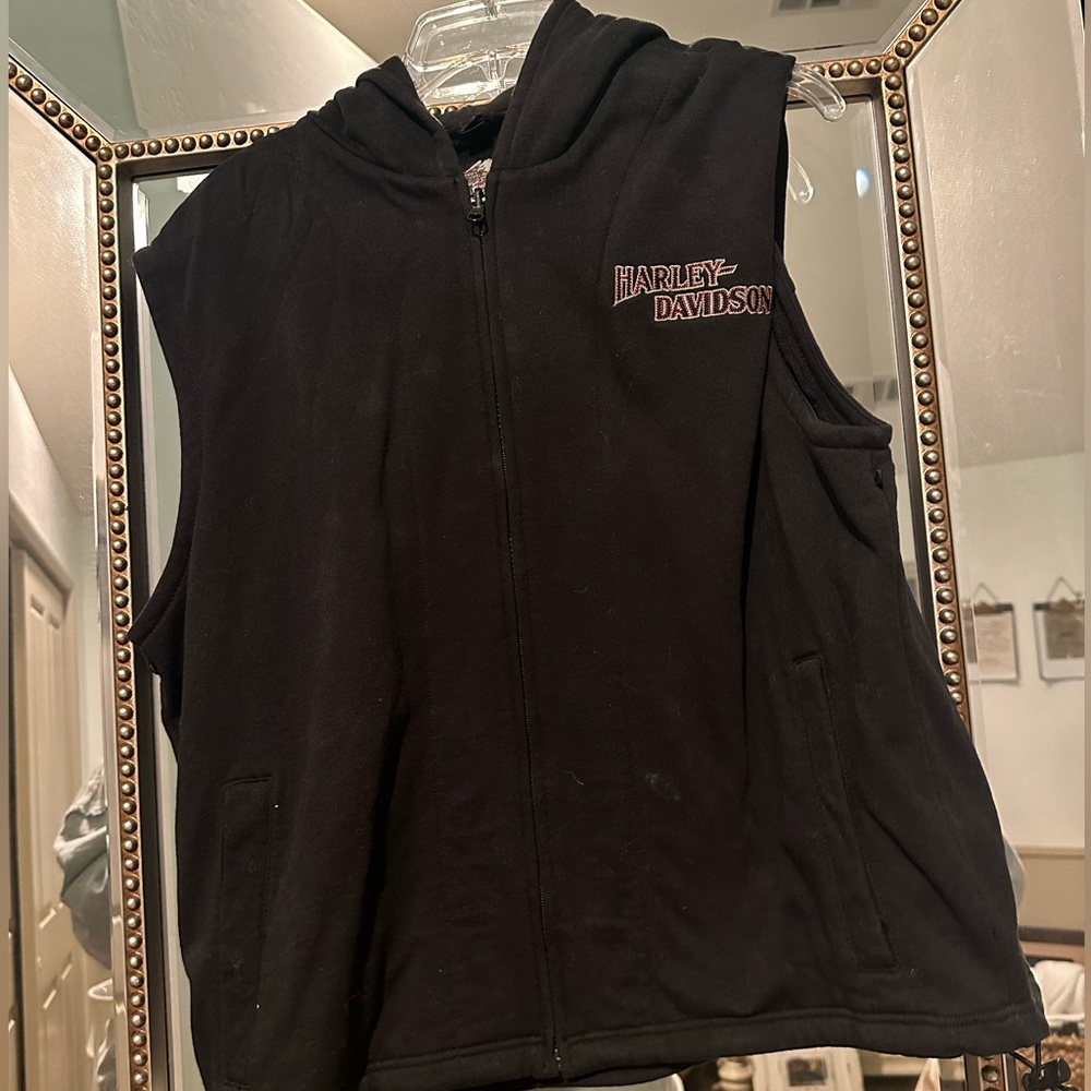 Harley-Davidson Black Zippered Hoodie